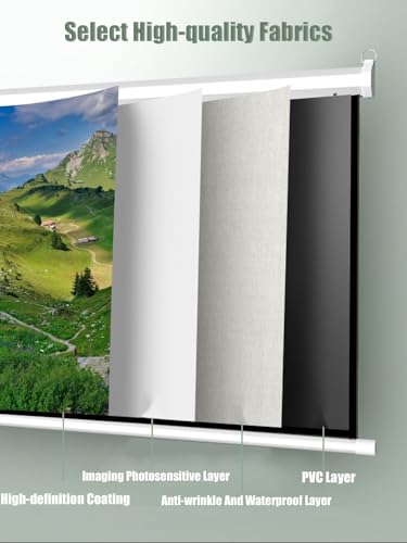 Écran de projection motorisé 4:3 et 16:9 pour ne plus manquer aucun détail de vos films - 4