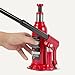 Amazon Basics Hydraulic Welded Bottle and Car Jack, 4.4 Short Ton/ 4 Metric Ton/ 4 Tonne / 4000 kg Capacity, Slow Release, Red