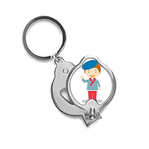 Coupe-ongles France au design cartoon mer bleue avec lames affûtées