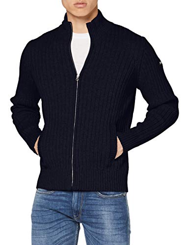 Schott NYC Plecorage1 Maglione Pullover, Navy, Medium Uomo