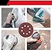 100 PCS 5 Inch Sanding Discs 60Grit, Round Hook and Loop Sandpaper for Random Orbital Sander