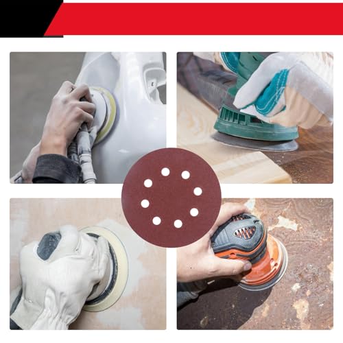 50% Off 5-Inch 600 Grit Sanding Discs for Orbital Sander