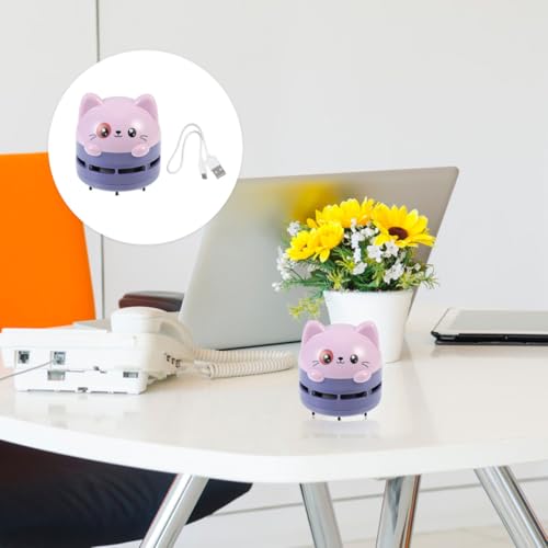 Mini aspiradora de escritorio portátil soluciona suciedad en mesa 4