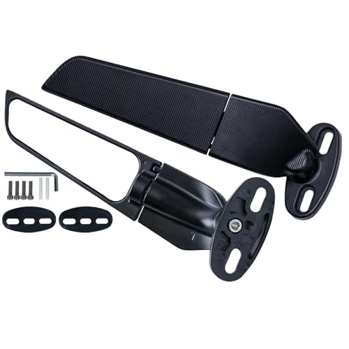 Espejo retrovisor de motocicleta plegable y giratorio para carenados de motos R1 R15 R3 R6