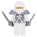Produktbild LEGO Ninjago Minifigur Zane - Titanium Ninja White inkl. zwei seltenen Ninja Schwertern