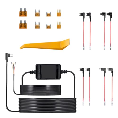 VIRROW Multi-Size Dash Cam Hardwire Kit, 11.5ft 24H Parking...