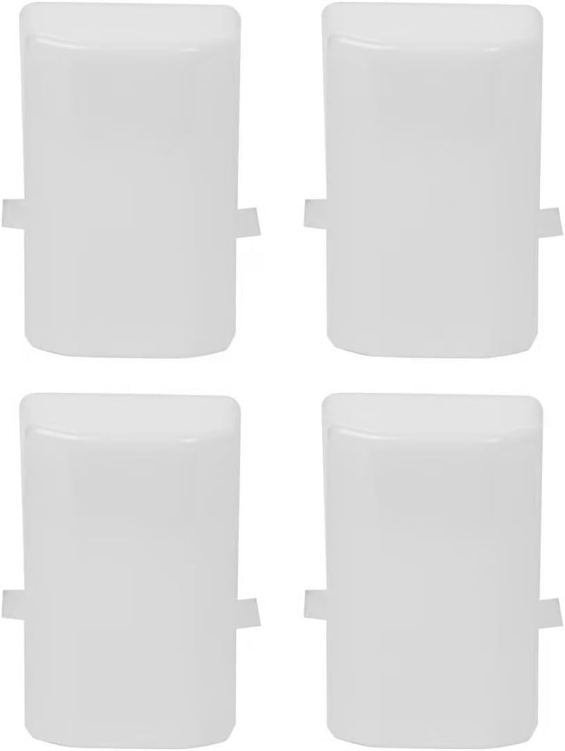 4 Pcs Compatible with Broan Nutone 41000 Models S99110437 99110437 Range Hood Light Lens Cover,White, not easily yellowed - Image 2