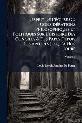 L'esprit De L'église Ou Considérations Philosophiques Et Politiques Sur L'histoire Des Conciles & Des Papes Depuis Les Apôtres Jusqu'à Nos Jours; Volume 6 (French Edition)
