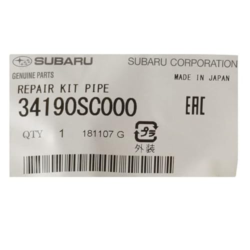 Subaru 2009-2013 Forester 2.5L Steering Gear Repair Kit Pipe 34190SC000 Genuine OEM