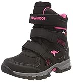 Passform: normal KangaROOS K-Rani RTX Unisex-Kinder Stiefel, Schwarz (Jet Black/Daisy Pink 5025), 40 EU