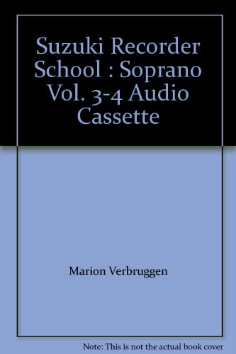 Recorder School V3&4 Sopr Cass: Soprano