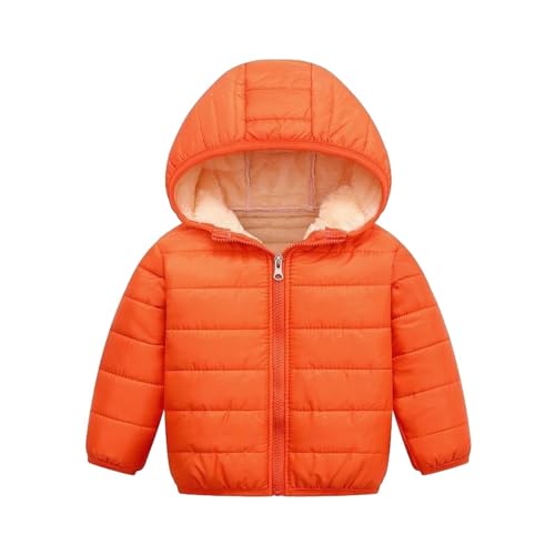 Toddler Baby Hooded Down Jacket Boys Girls Light Weight Warm Winter Coat Cute Outerwear Zipper Jacket
