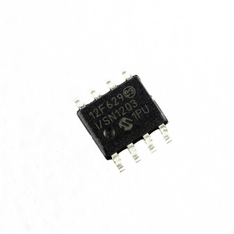 Elecshop Spare Part for 10PCS PIC12F629 PIC12F629-I/SN Microchip 8SOIC MCU CMOS 8BIT 1K Flash