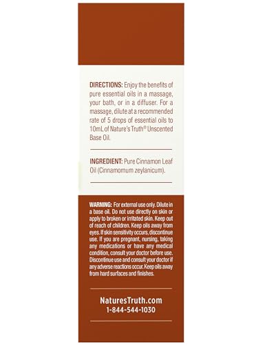 Aceite esencial de canela Nature's Truth 15 mL miniatura 6