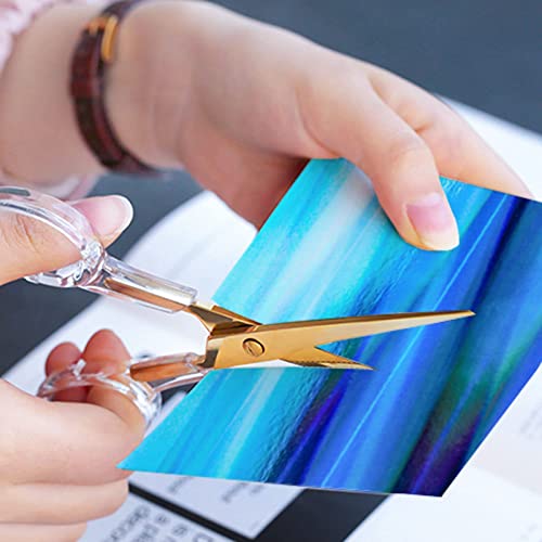 Blue Metallic Cardstock Foil Cardboard 8.25X11.65 Inches 250Gsm 5 Assorted Colors 10 Sheets For Art And Craft, Scrapbook Papers,Invitation Card Supplies And Holiday Decor (Ocean Blue) #TOP4