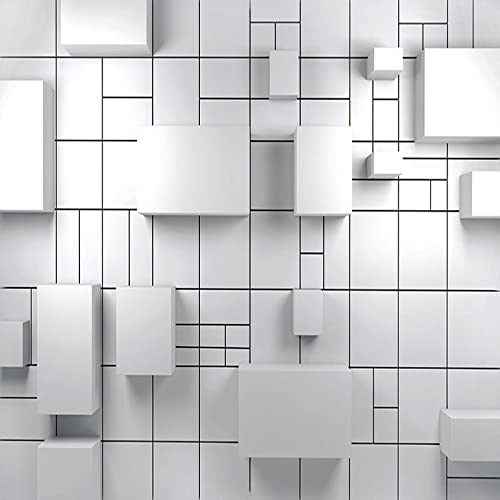 Aanete Mural Wallpaper, Abstract Creative Geometric Brick Large 3D Background Wall Art Mural, Modern Hd Premium Fashion Interior Design, For Living Room Bedroom Home Decor. #TOP2