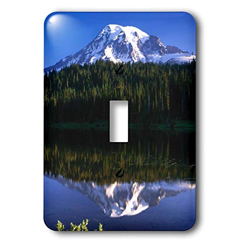 3dRose USA, Washington, Mt. Rainier NP. Mt single toggle switch