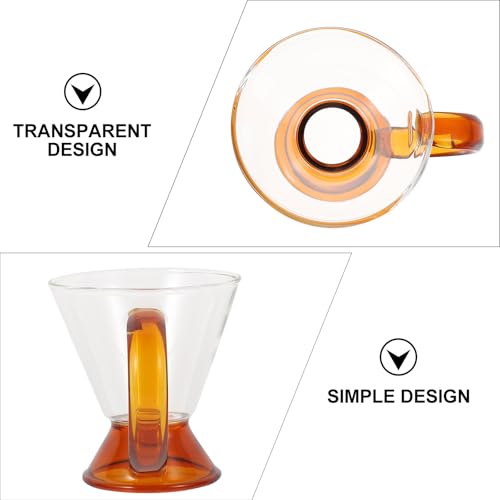 Cafetera de vidrio retro transparente para servir café en el hogar 8