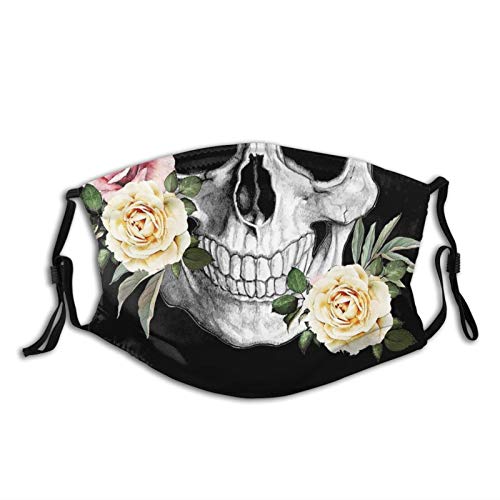 Wrdest Flowers In The Skull Skull Mask Face Mask Fashion Scarf Reusable Balaclavas For Men Women #TOP8
