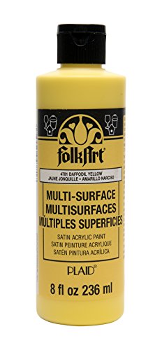 Image of FolkArt Multi-Surface Paint (8 oz), , Daffodil Yellow