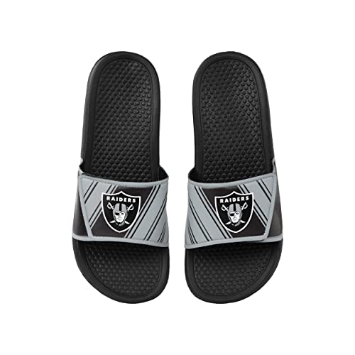 Image of FOCO mens NFL Team Logo Legacy Sport Slide Sandals