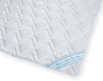 Garanta Sommerdecke Bettdecke Wildseide-Baumwolle 200×220 leicht, Füllung 60% Seide und 40% Baumwolle