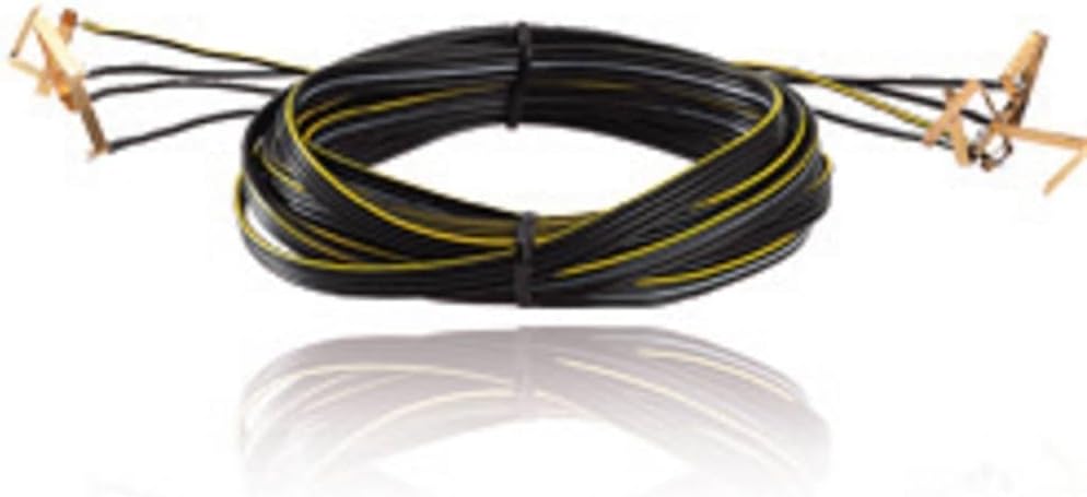 20020584 Digital 124 Power Extension Cables, 5m / 16.40 ft. Slot Car Track Accessory, Black, (L x B x H): 14.0 zm x 14.0 zm x 1.9 zm