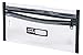 Produktbild Rough Enough Transparente Durchsichtig Federmäppchen Federtasche Junge Mädchen Teenager Groß für Stifte Bleistifte Prüfung mit Schwarz Reißverschluss Clear Transparent Exam Pencil Case Organizer Pouch