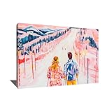 ARTISANAT MINITIEUX : Nos tableaux sont réalisés sur de véritables toiles d'artistes, soigneusement étirées à la main par nos artisans expérimentés en Allemagne sur des châssis en bois d'épicéa certifié FSC. Cette combinaison de matériaux premium et d'artisanat traditionnel assure une finition impeccable et une longévité exceptionnelle.