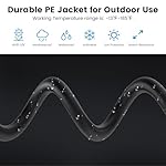 BIFALE Cat 8 Ethernet Cable 6 FT, 25FT 50FT 75FT 100FT 150FT 200FT 300FT Network Cable 40Gbps 2000MHz, 26AWG Heavy Duty LAN Cable, PE Jacket for Modem Router, Indoor&Outdoor - Image 5