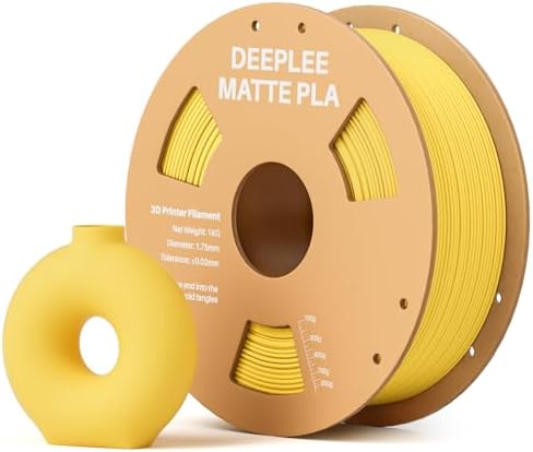 Deeplee PLA Matte Yellow 1.00kg