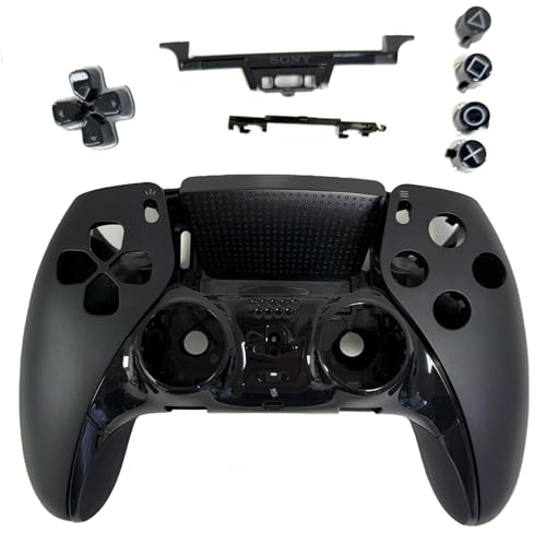 Image of OEM Original Full Set Housing Shell Buttons Replacement for PS5 DualSense Edge (Standard Black)