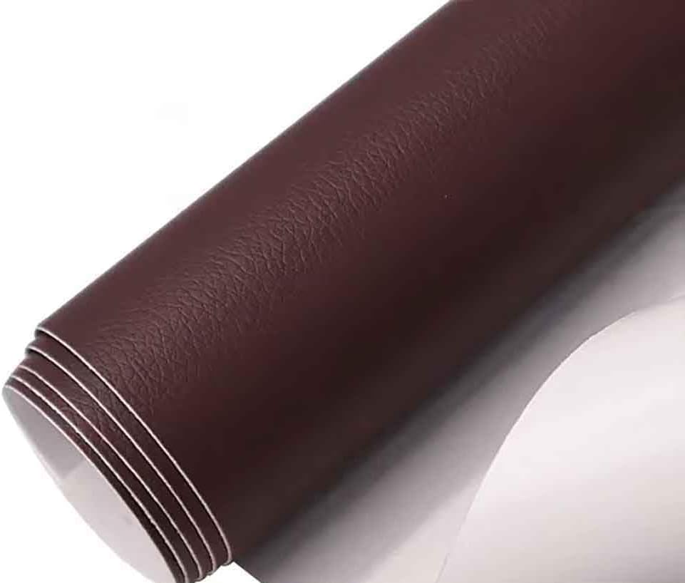Leather Repair Tape for Furniture,Self-Adhesive Leather Repair Patch Leather Repair Kit for Couches, Car Seat, Sofas, Chairs (Darkbrown,19x50 inch)