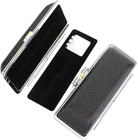Amazon 印鑑ケース 銀行印 認印 と実印収納の2本入りケース 10 5ｍｍか12ｍｍ と 13 5ｍｍか15ｍｍ の2本収納可能 印鑑ケース 印箱 文房具 オフィス用品