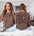 Christian T-Shirt Women Faith Inspirational Graphic Shirts Tee Short Sleeve Religious Bible T Shirt Tops (M, Coffee Brown-1)