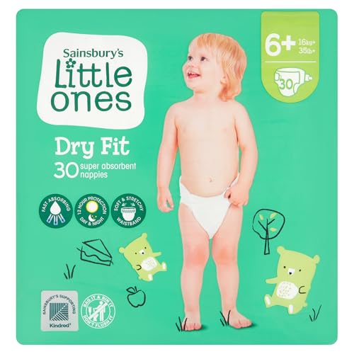 2X Little Ones Size 6+ Nappies Dry Fit 30 Pack