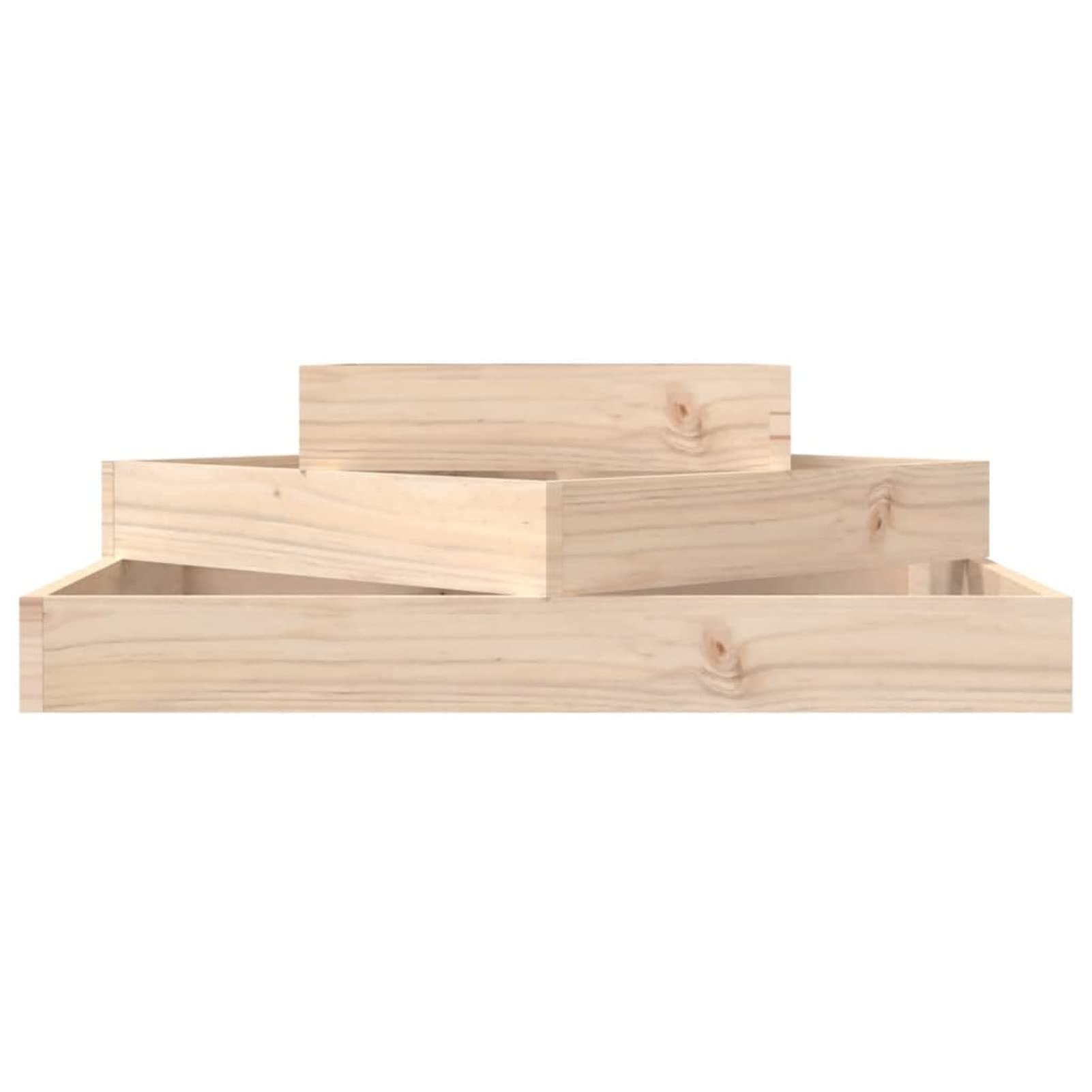 823878 Fioriera 83x83x27 cm in Legno Massello di Pino Testata in Legno,Testata Letto Matrimoniale Muebles Dormitorio Spalliera Letto Testiere per Letto Matrimoniale