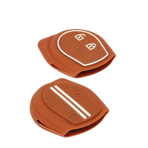 Image of Auto Thrill Premium Metal Key Cover Compitable for Suzuki Swift | Ertiga | Wagonr | Celerio | Swift Dzire | Alto | Fronx | Brezza | S Presso | Ignis | 2 Button Remote Key