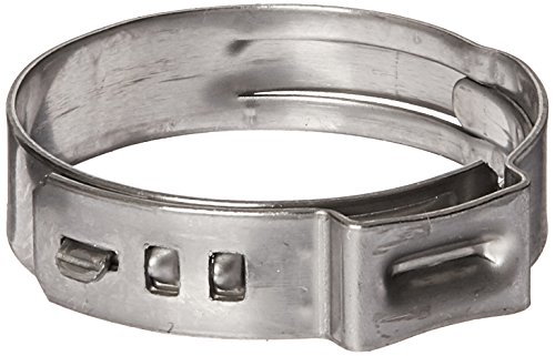 Oetiker 16700031 Stepless Ear Clamp, One Ear, 7 mm Band Width, Clamp ID Range 22.4 mm (Closed) - 25.6 mm (Open) (Pack of 50)