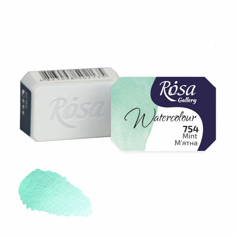 Rosa Gallery Extra fine Watercolor, Single full pan 2.5ml each (754 Mint)