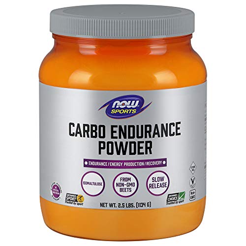 NOW Sports Nutrition, Carbo Endurance Powder (Isomaltulose), Endurance*/Energy Production*/Recovery*, 2.5-Pound