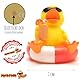 Duckshop I Badeente im Schwimmreif I Quietscheente I Quietscheentchen L: 8 cm I Spielzeug für Babies und Kinder I Badespielzeug für die Badewanne I Geschenk für Urlauber