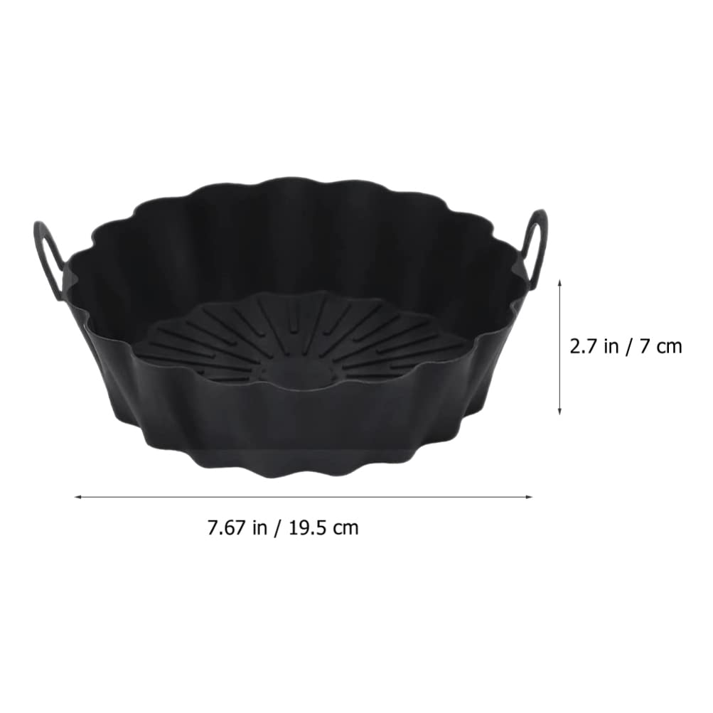 Happyyami 2pezzi Silicone Liner Per Friggitrice Riutilizzabile Antiadherente Accessori Casual Per Carni e Dessert