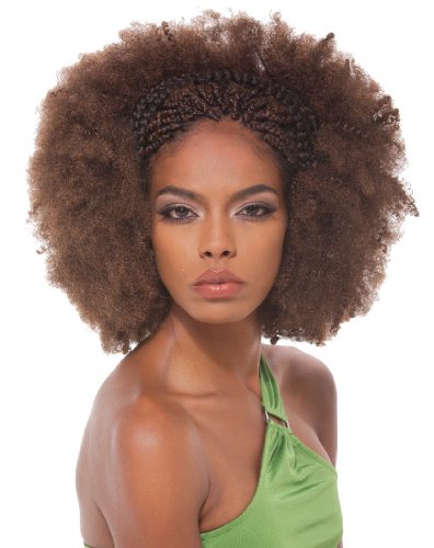 Janet CollectionAfro Kinky Extensions Bulk Hair 24" (1(Jet Black))