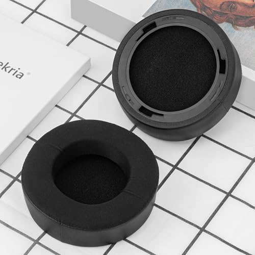 Almohadillas de repuesto para auriculares Geekria Sport Cooling-Gel para Corsair Virtuoso PRO Wired (CA-9011370-NA), cojines para oídos, piezas de reparación (Negro) miniatura 5