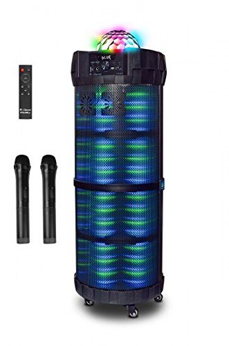 iDance Cyclone 6000 - Altavoz Portátil con Karaoke y micrófono (1000 W,...