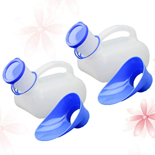 Healifty 2 stuks 1000 ml unisex urinefles draagbare urinoir plassen auto noodtoilet voor oudere mannen vrouwen camping… - Afbeelding 8