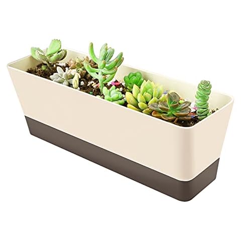 Greaner's Modern 12x3.8 Inch Windowsill Planter Cover