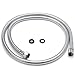Produktbild H&S Edelstahl Duschschlauch mit 2 Unterlegscheiben - 1,25m mit 1/2 Zoll Anschluss - Universal Brauseschlauch mit Chrom-Finish - Knickschutz Schlauch für Dusche & Badewanne