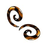 MARKANTEN piercing ohr stecker sich als ideal für ein anderes Aussehen, wenn man Sie nach außen hin verstellt.